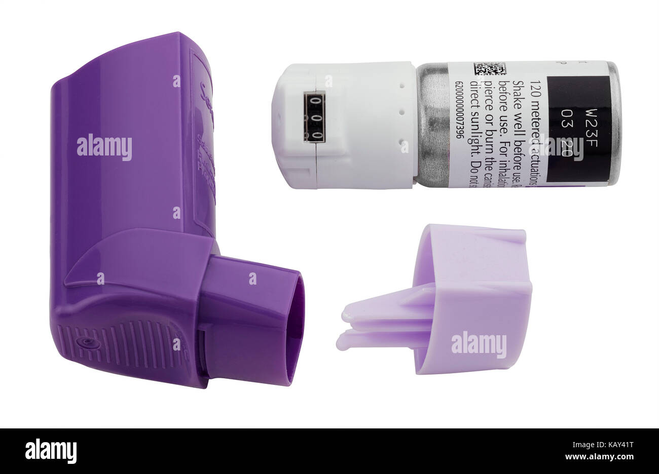 Asthma inhaler Cut Out Stock Images & Pictures Alamy