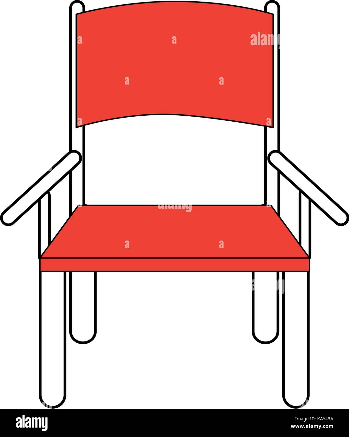 chair frontview furniture icon image Stock Vector Image & Art - Alamy