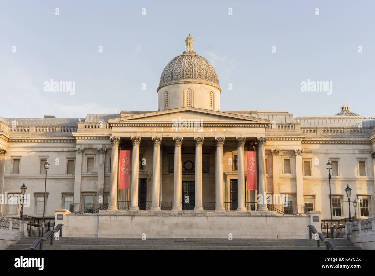 National Gallery, Trafalgar Square Stock Photo