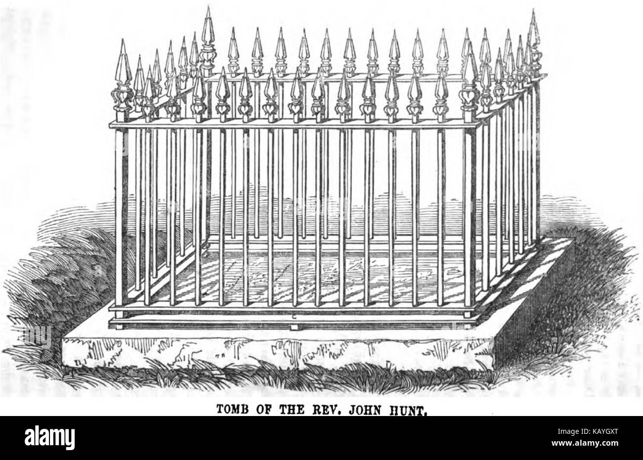 Tomb of Rev. John Hunt, Vewa, Feejee (VII, p.66, June 1950)   Copy Stock Photo