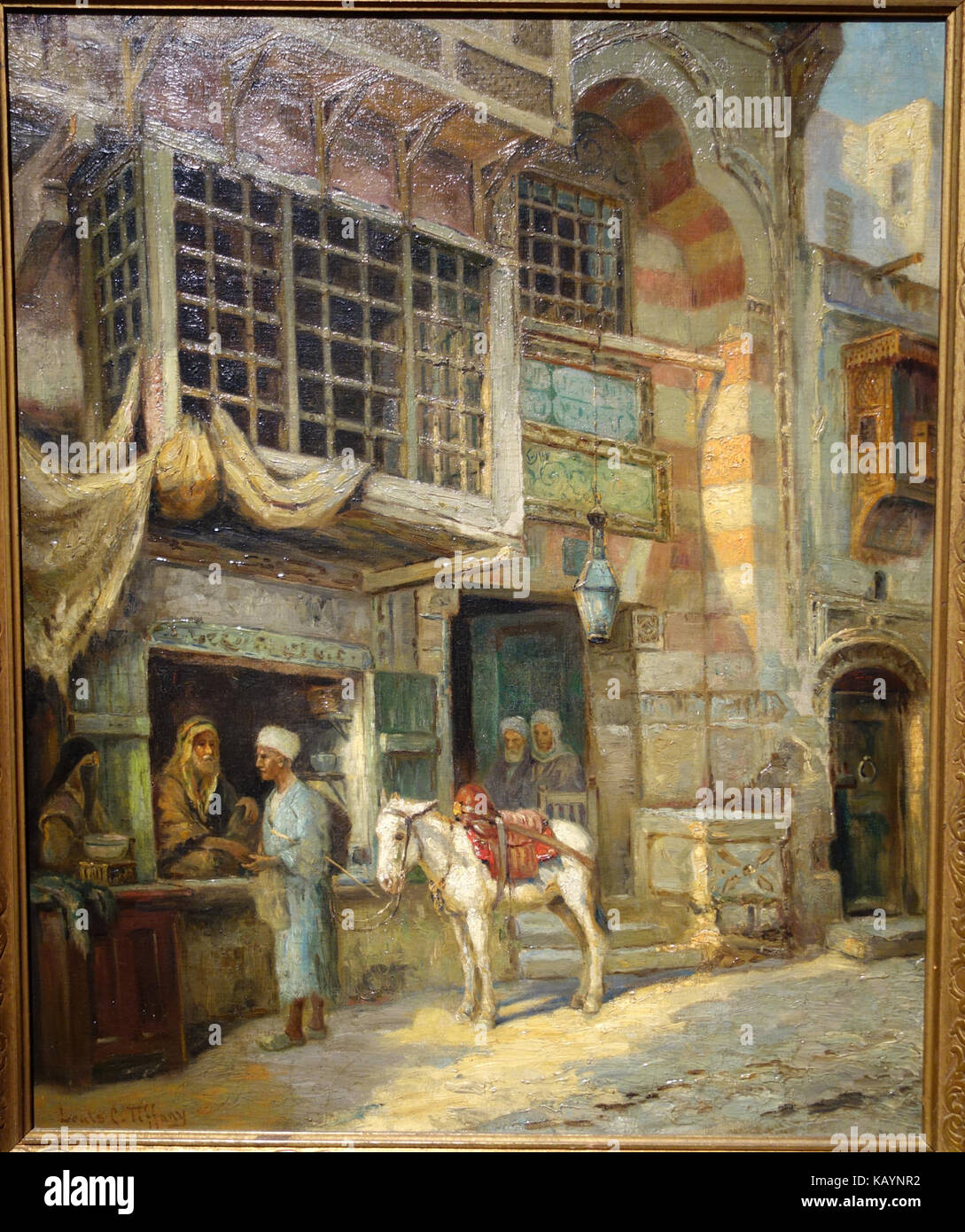 Untitled Moroccan Market Scene By Louis Comfort Tiffany Undated