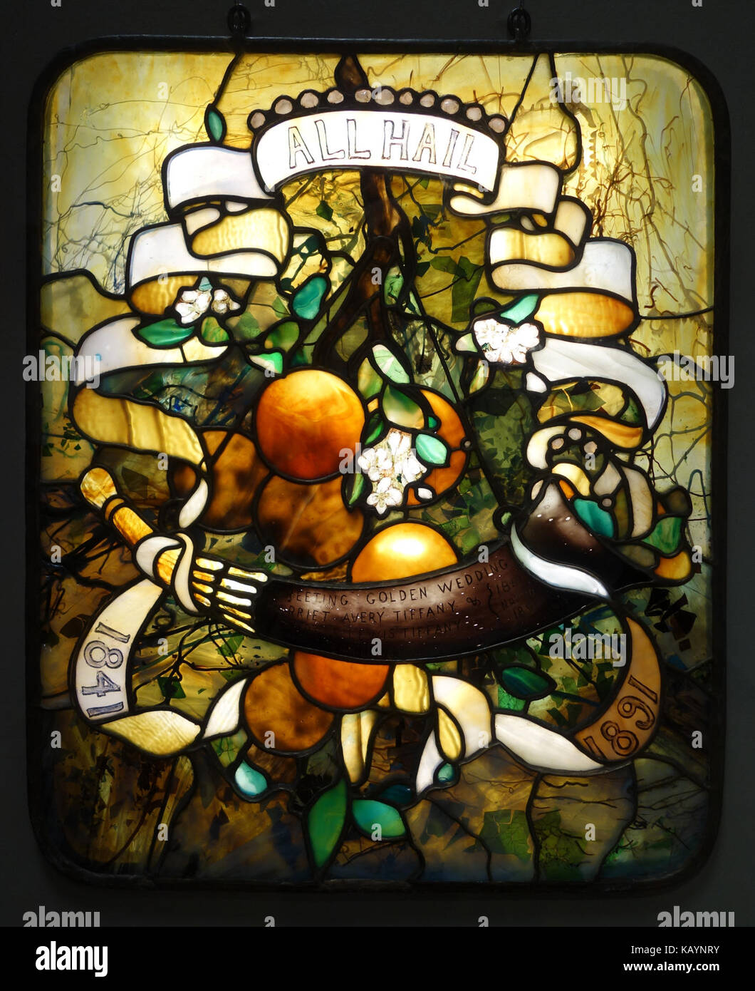 Window To Honor His Parents 50th Wedding Anniversary By Louis