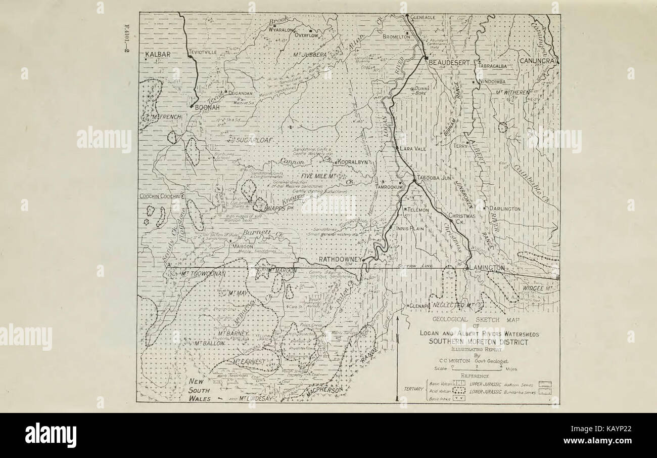 The possibility of oil discovery in Queensland BHL48368265 Stock Photo