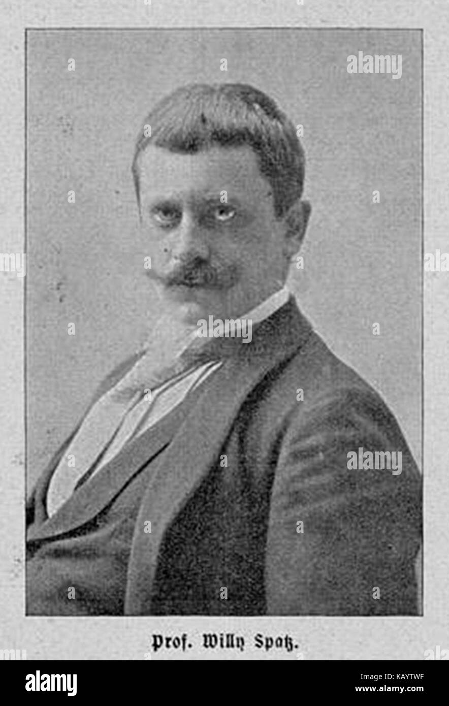 Willy Spatz, um 1907 Stock Photo - Alamy