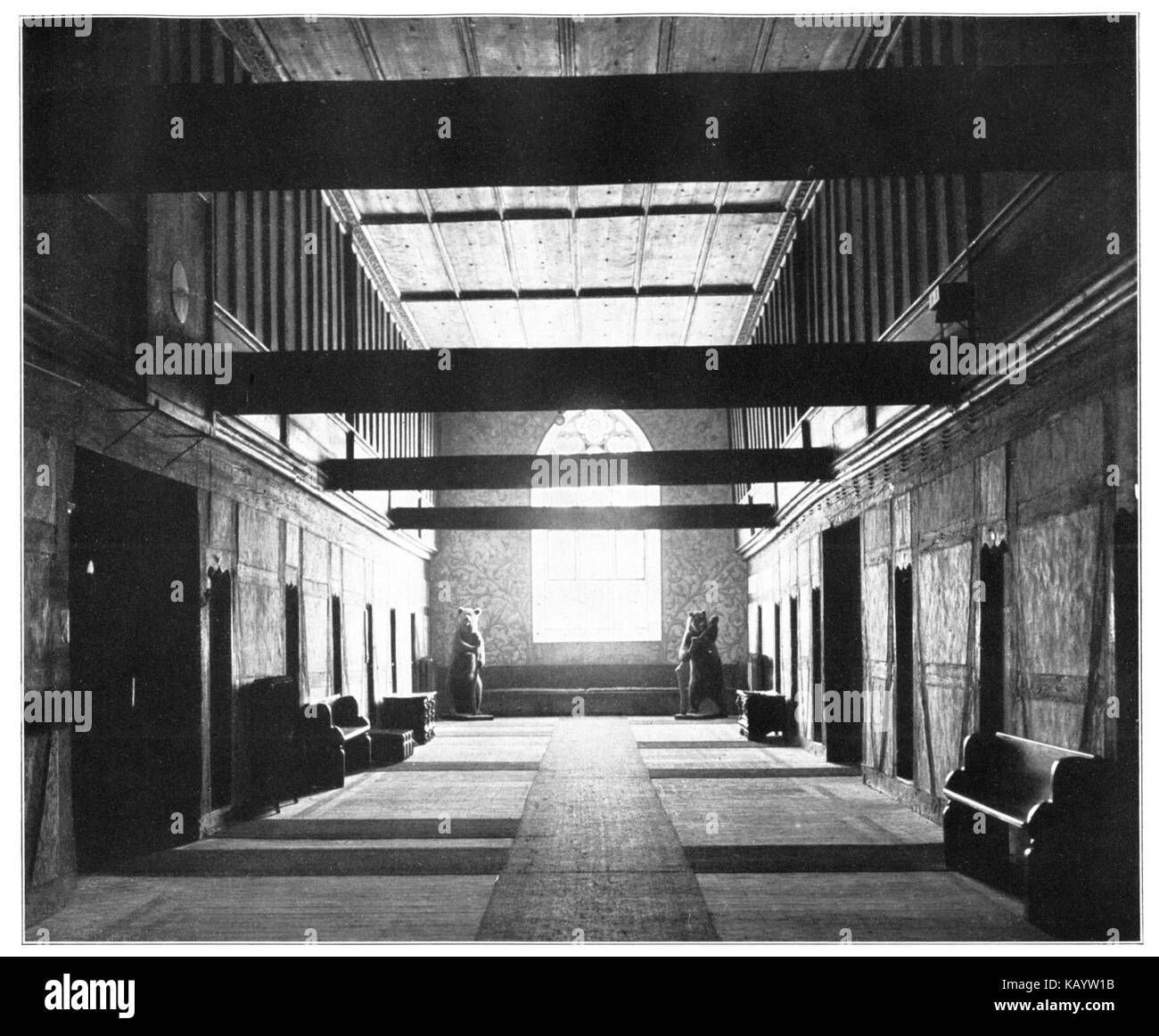 Unser Land 1925 B47, Dorment Kloster Bebenhausen, von der Trappen Stock Photo
