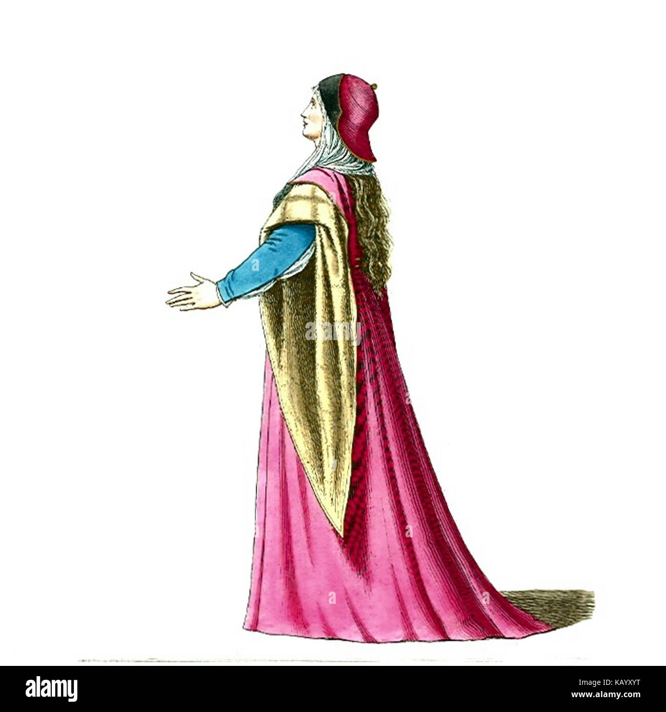 Woman in Medieval Dress or Costume (25 Stock Photo - Alamy