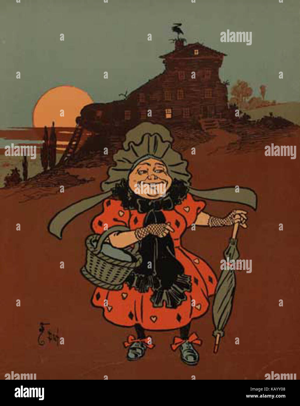 There was an old woman who lived in a shoe ww denslow project gutenberg