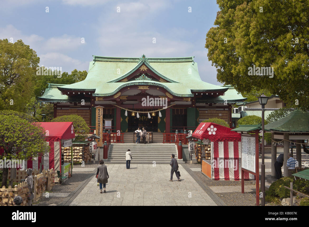 Japan, Tokyo, Kameido shrine, Stock Photo