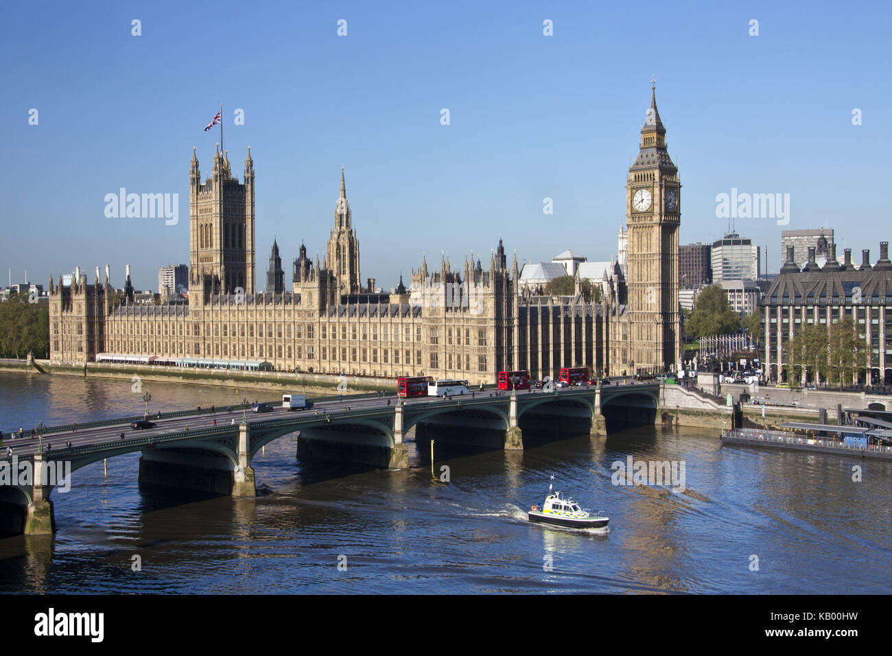 Great Britain, London, Westminster Palace, Houses of Parliament, Stock Photo