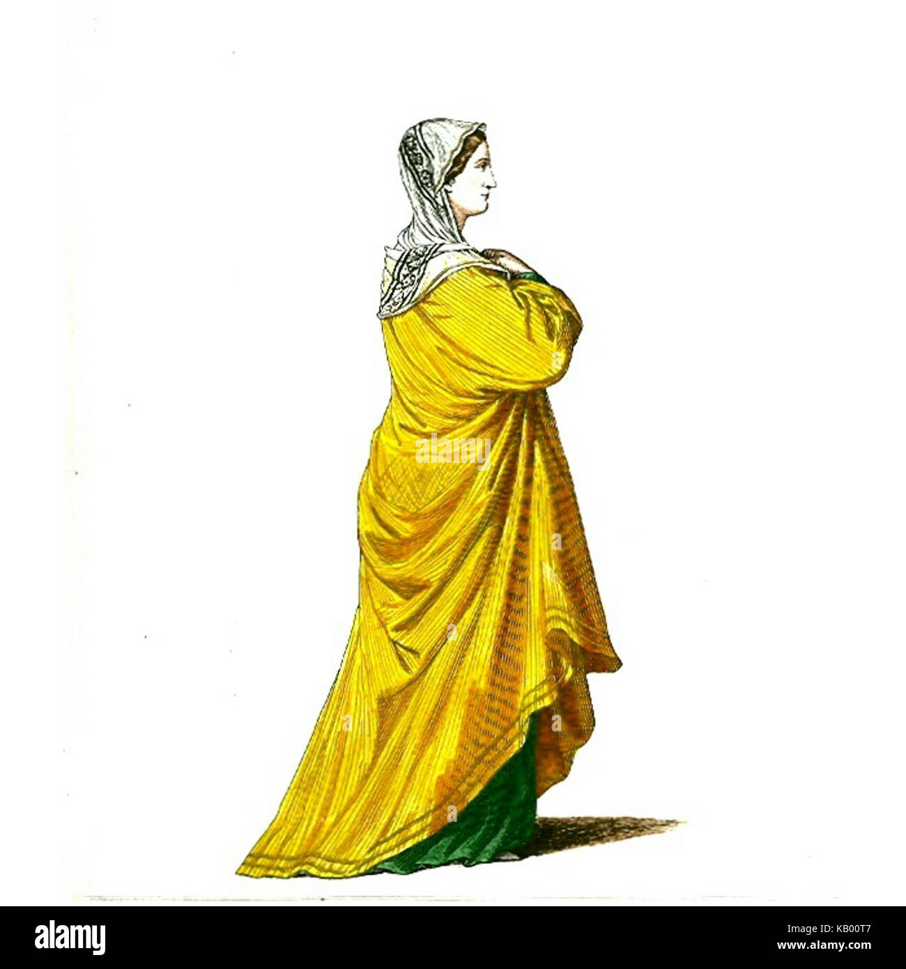 Woman in Medieval Dress or Costume (10 Stock Photo - Alamy