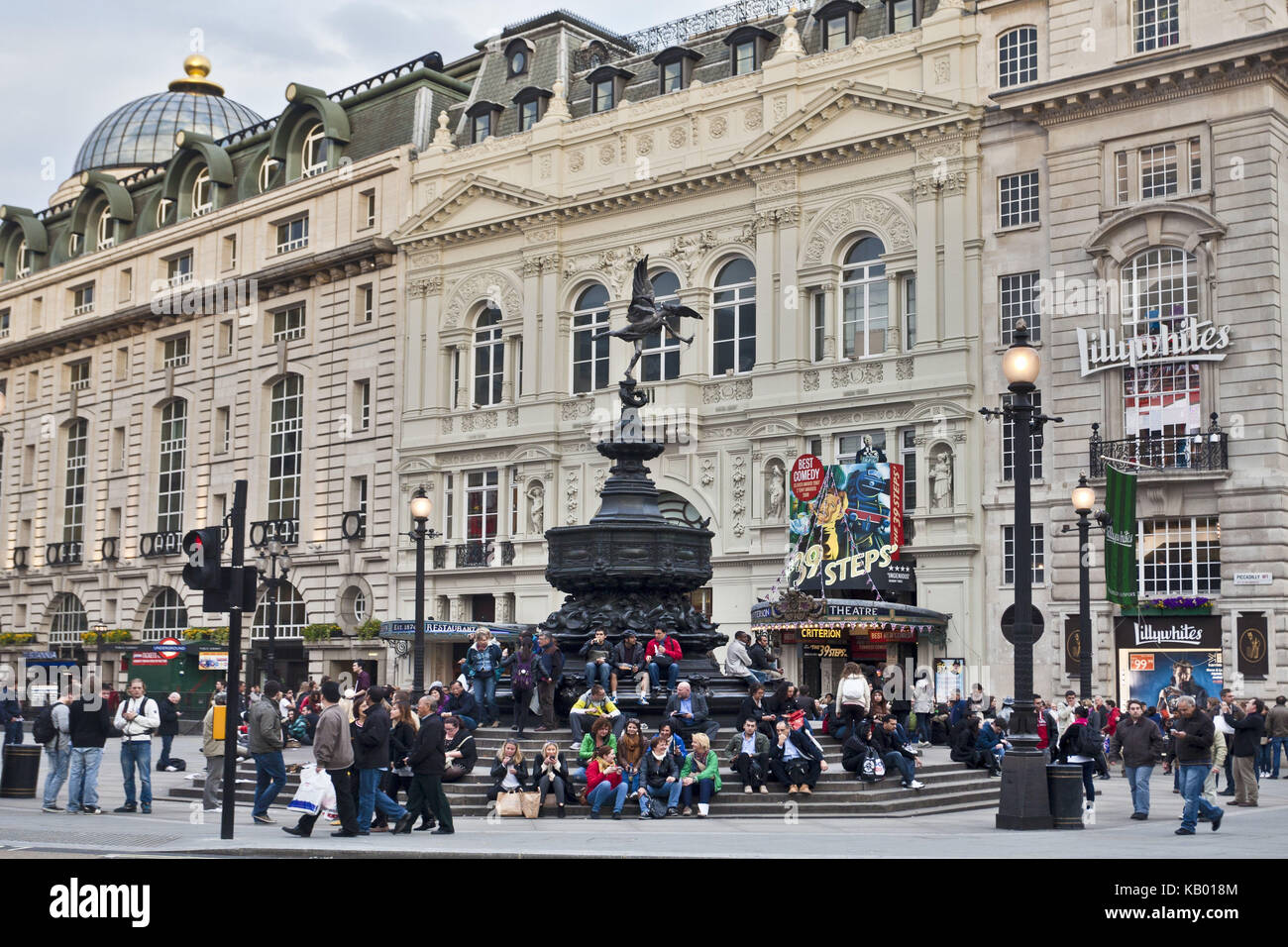 Great Britain, London, Piccadilly Circus, Stock Photo