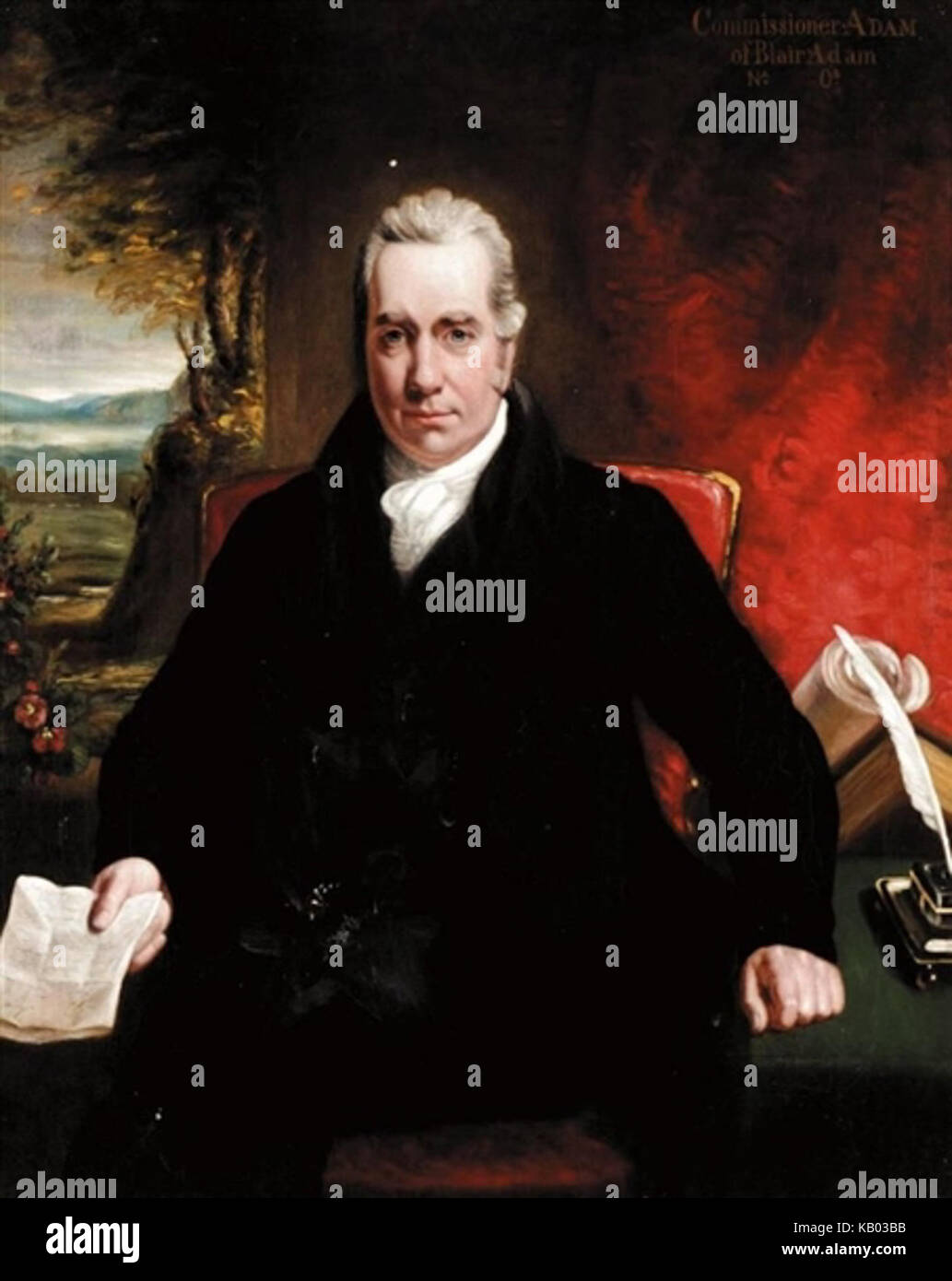 William Adam by Sir Henry Raeburn Stock Photo