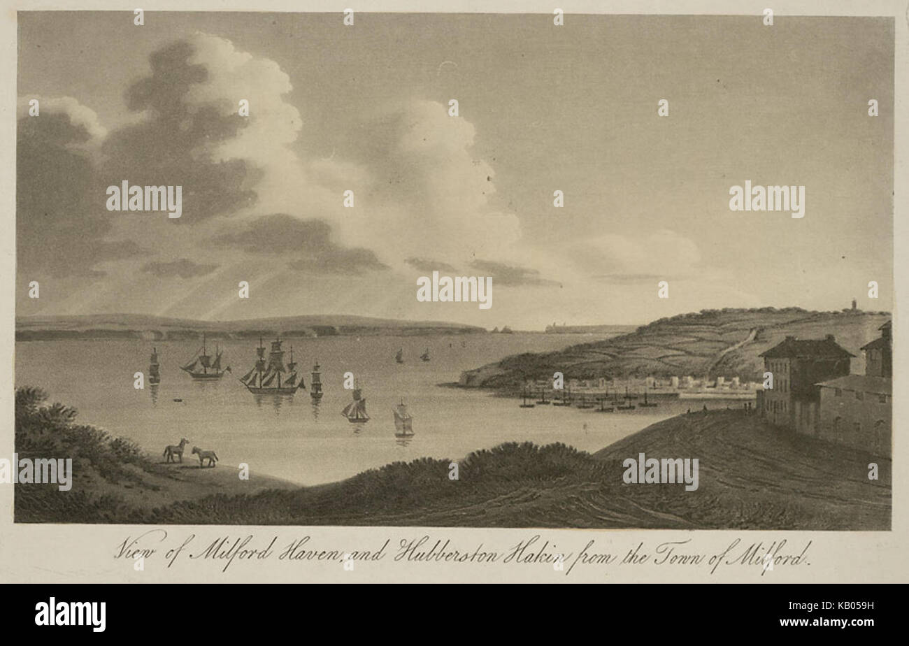 Map of milford haven hires stock photography and images Alamy