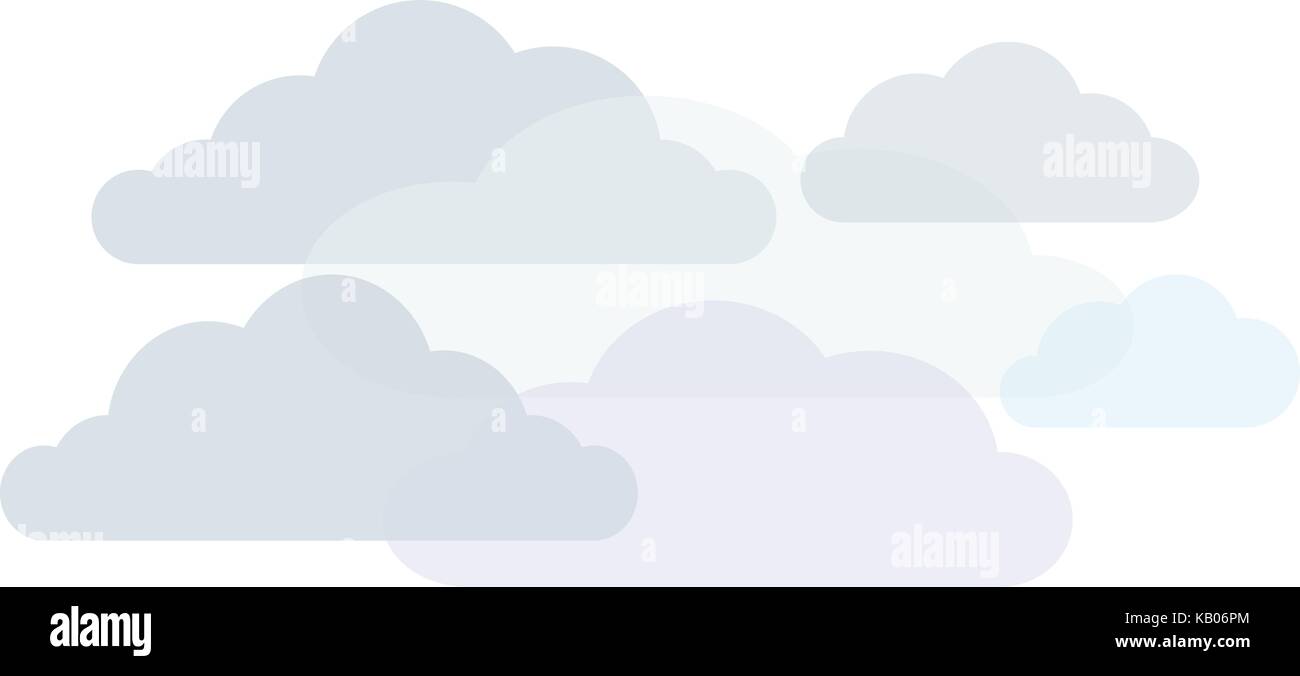 Clouds in shades of grey, vector Stock Vector Image & Art - Alamy