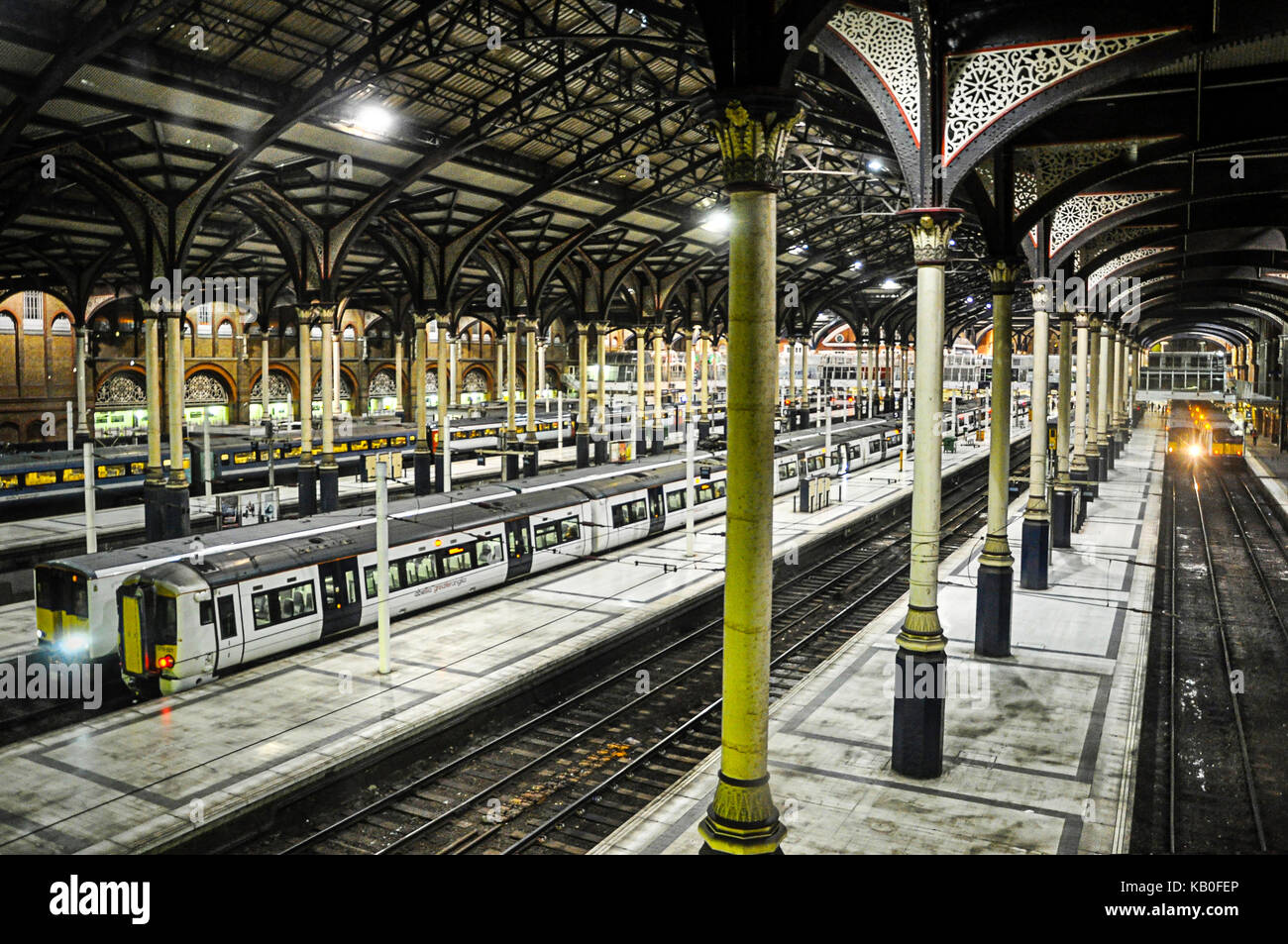 Liverpool train station Stock Photo