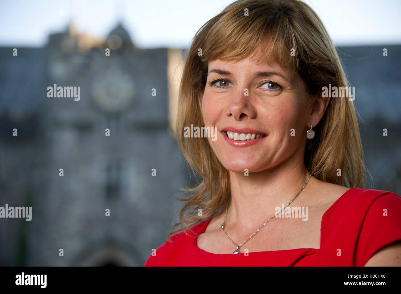 Dancer Darcey Bussell at the Way for Words Festival, Dartington Hall, Dartington, Devonshire, UK. Stock Photo