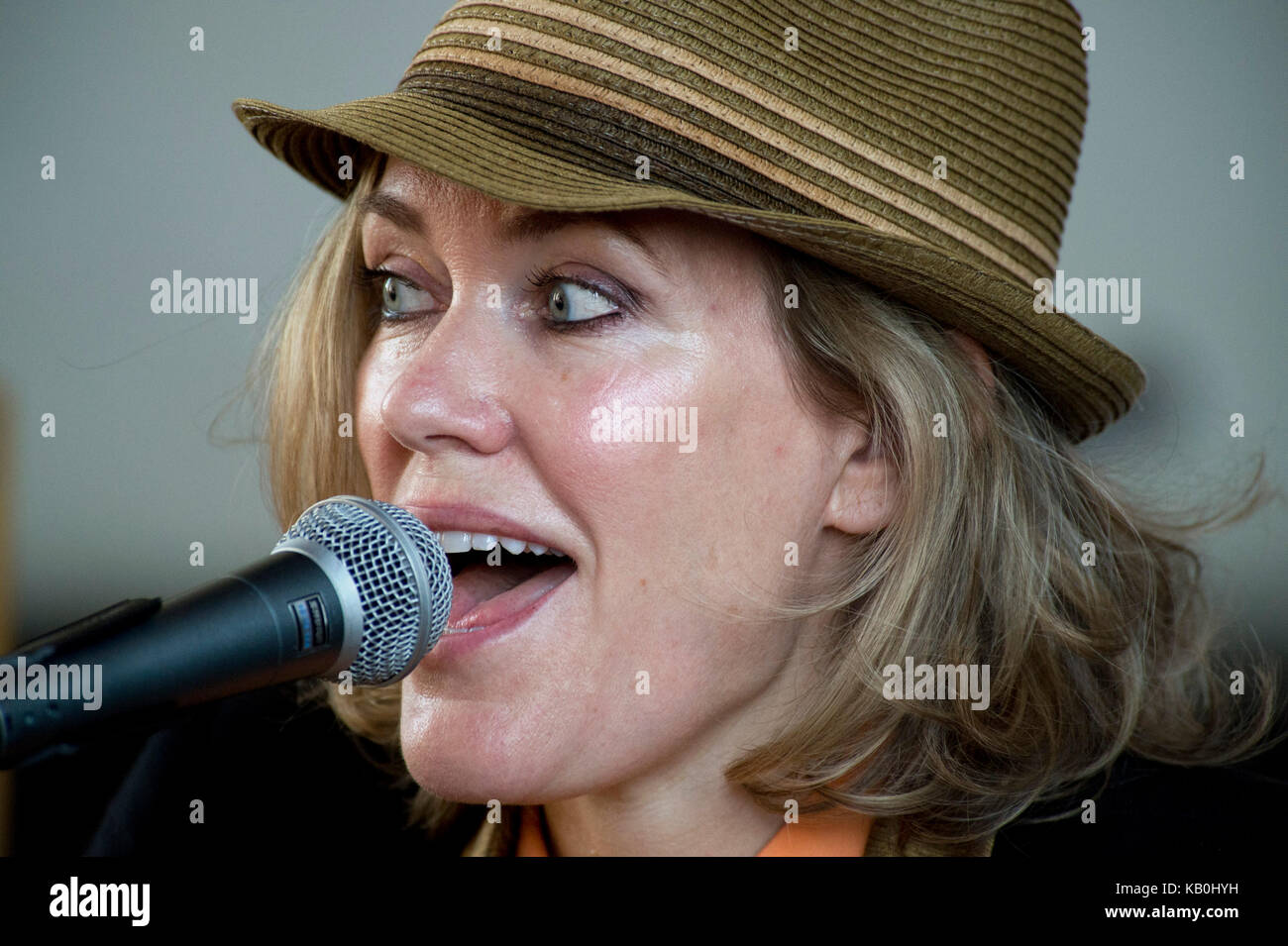 Cerys Matthews, Welsh singer, musician,. Stock Photo