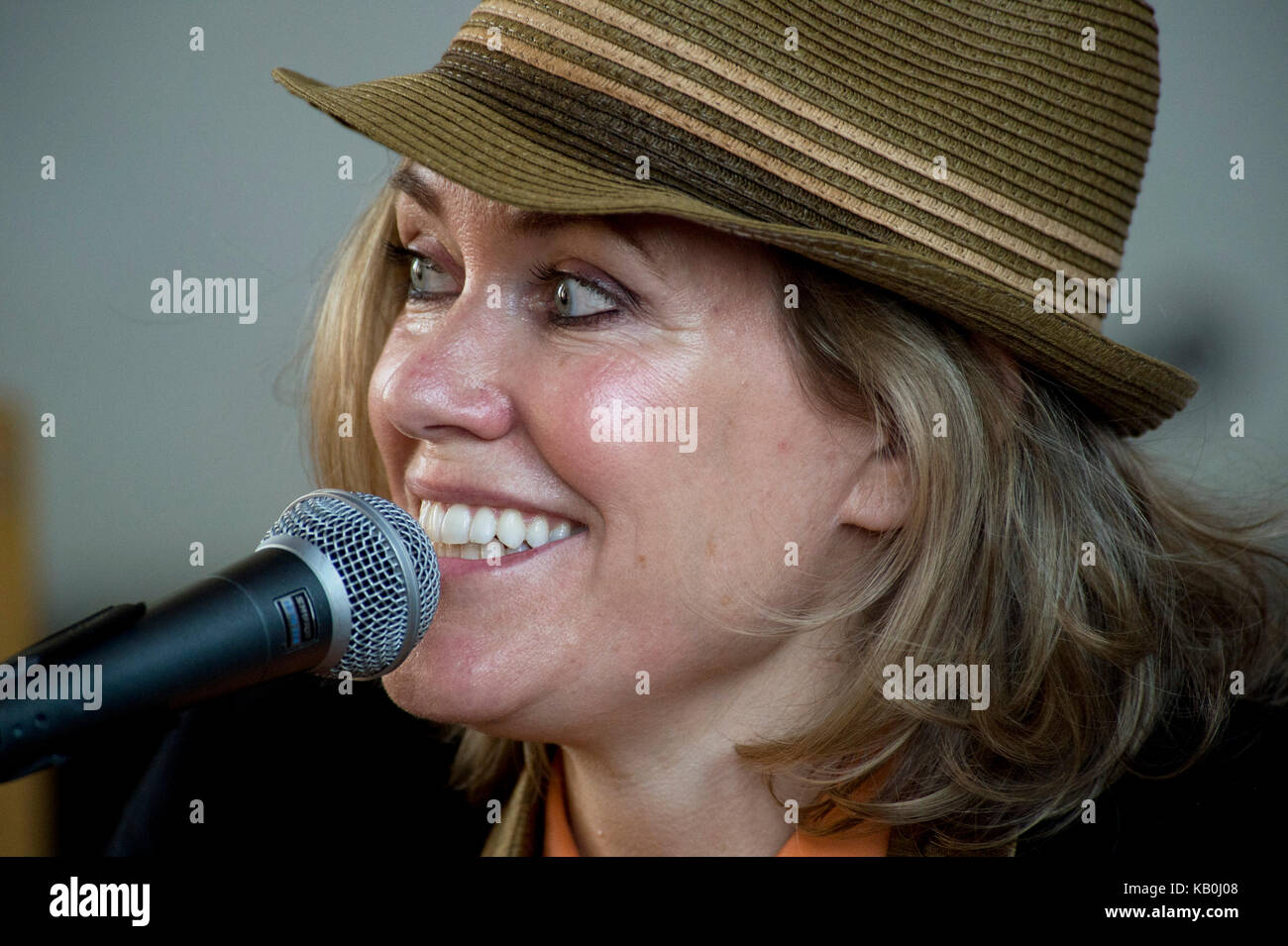 Cerys Matthews, Welsh singer, musician,. Stock Photo