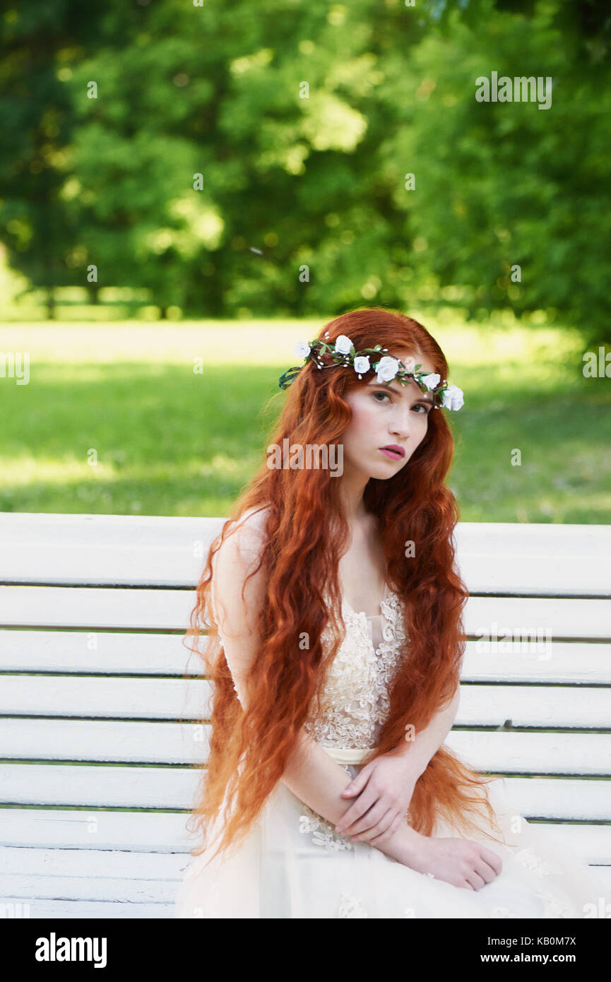 Portrait red hair women hi-res stock photography and images - Alamy
