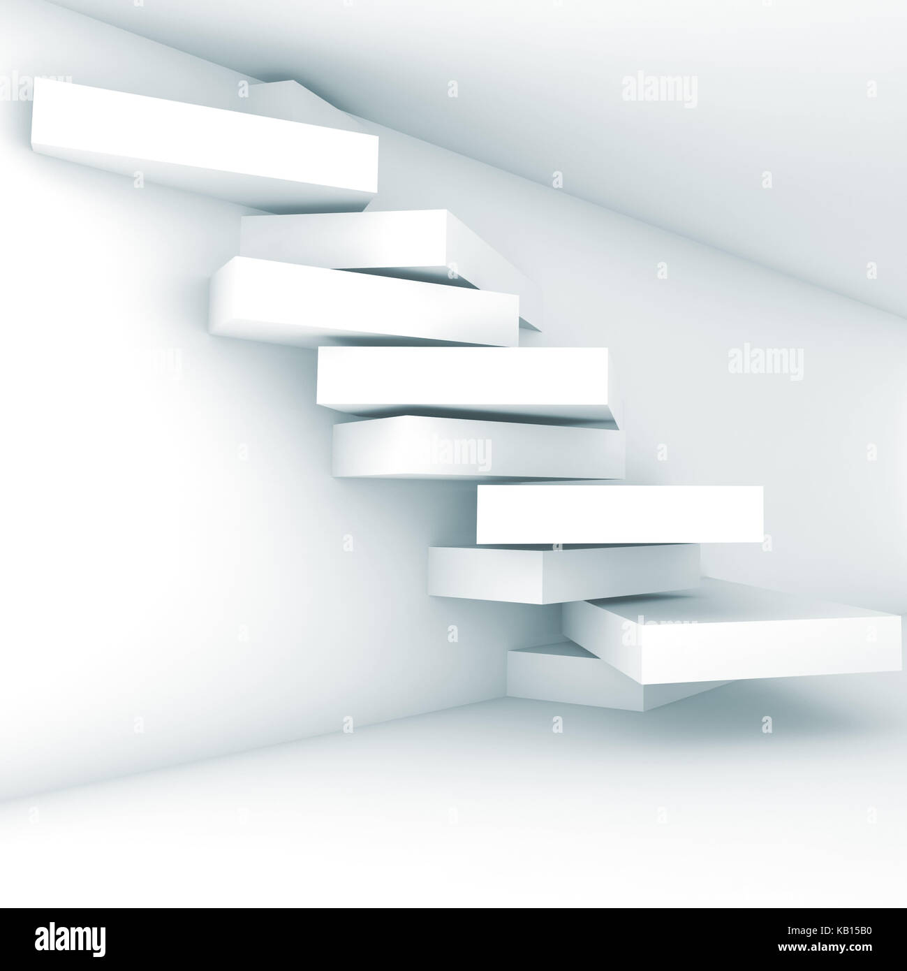 Abstract empty white interior background. Room with soft window ...