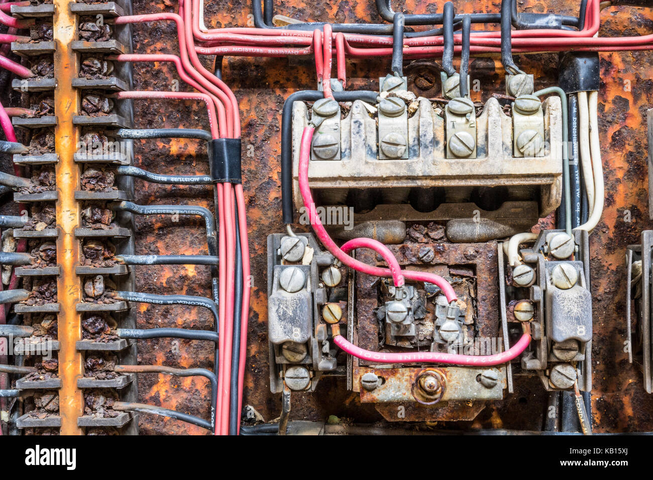 Old Electrical Panel Stock Photos & Old Electrical Panel Stock Images