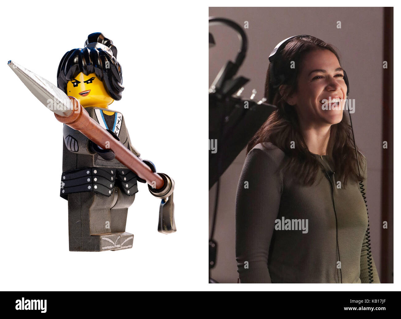 THE LEGO NINJAGO MOVIE Abbi Jacobson voice of Nya 2017. ph Eric Charbonneau. Warner Bros. courtesy Everett Collection Stock Photo Alamy