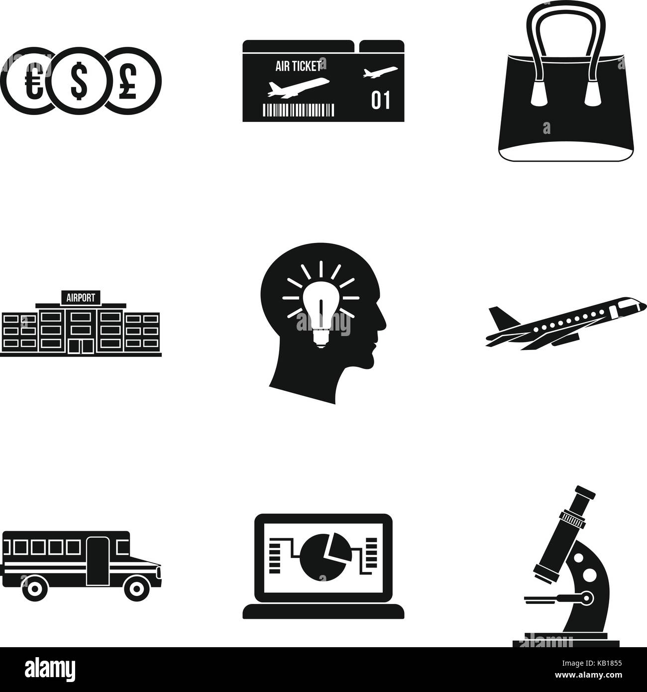 Trap icons set, simple style Stock Vector Image & Art - Alamy