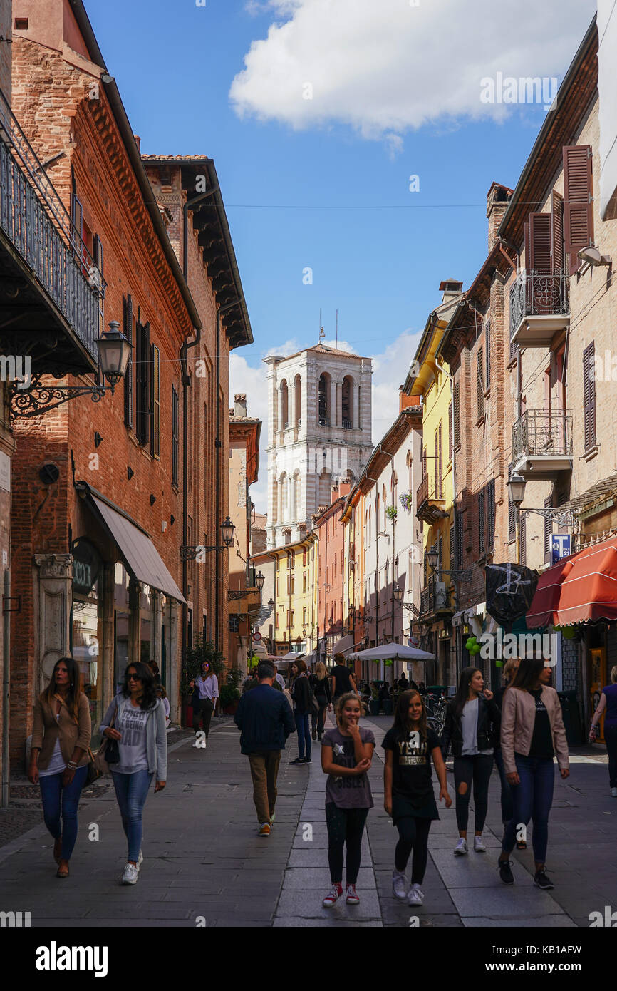 A general view of Ferrara in Italy. From a series of travel photos in Italy. Photo date: Sunday, September 17, 2017. Photo credit should read: Roger G Stock Photo