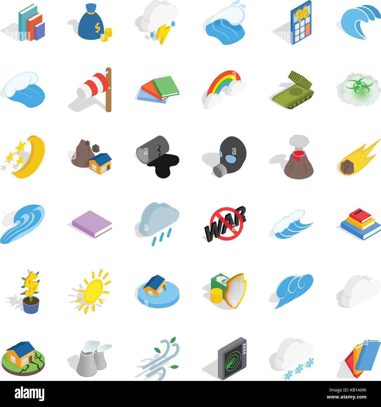 Force icons set, isometric style Stock Vector Image & Art - Alamy