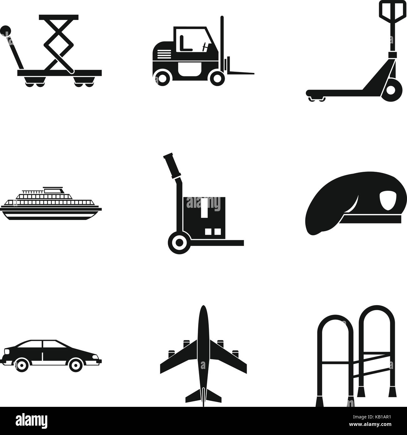 Encumbrance icons set, simple style Stock Vector Image & Art - Alamy