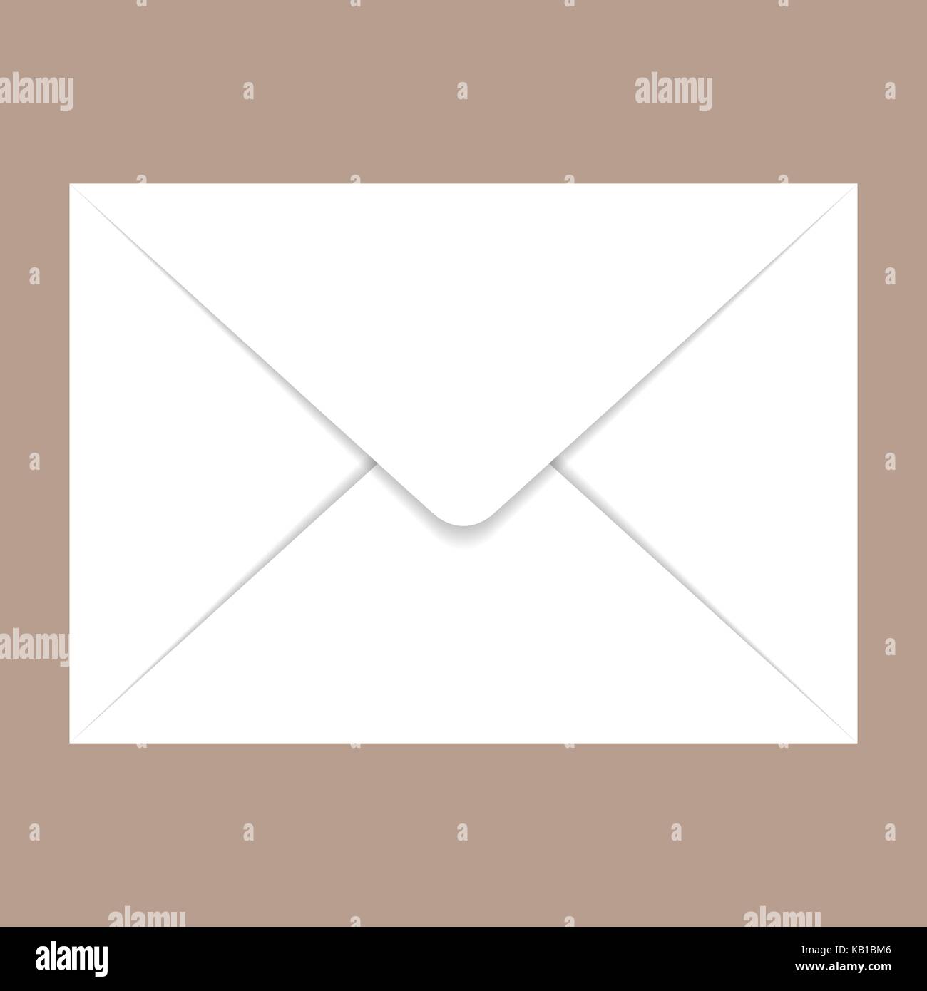 Download Back Side C5 Envelope Mockup Realistic Style Stock Vector Image Art Alamy