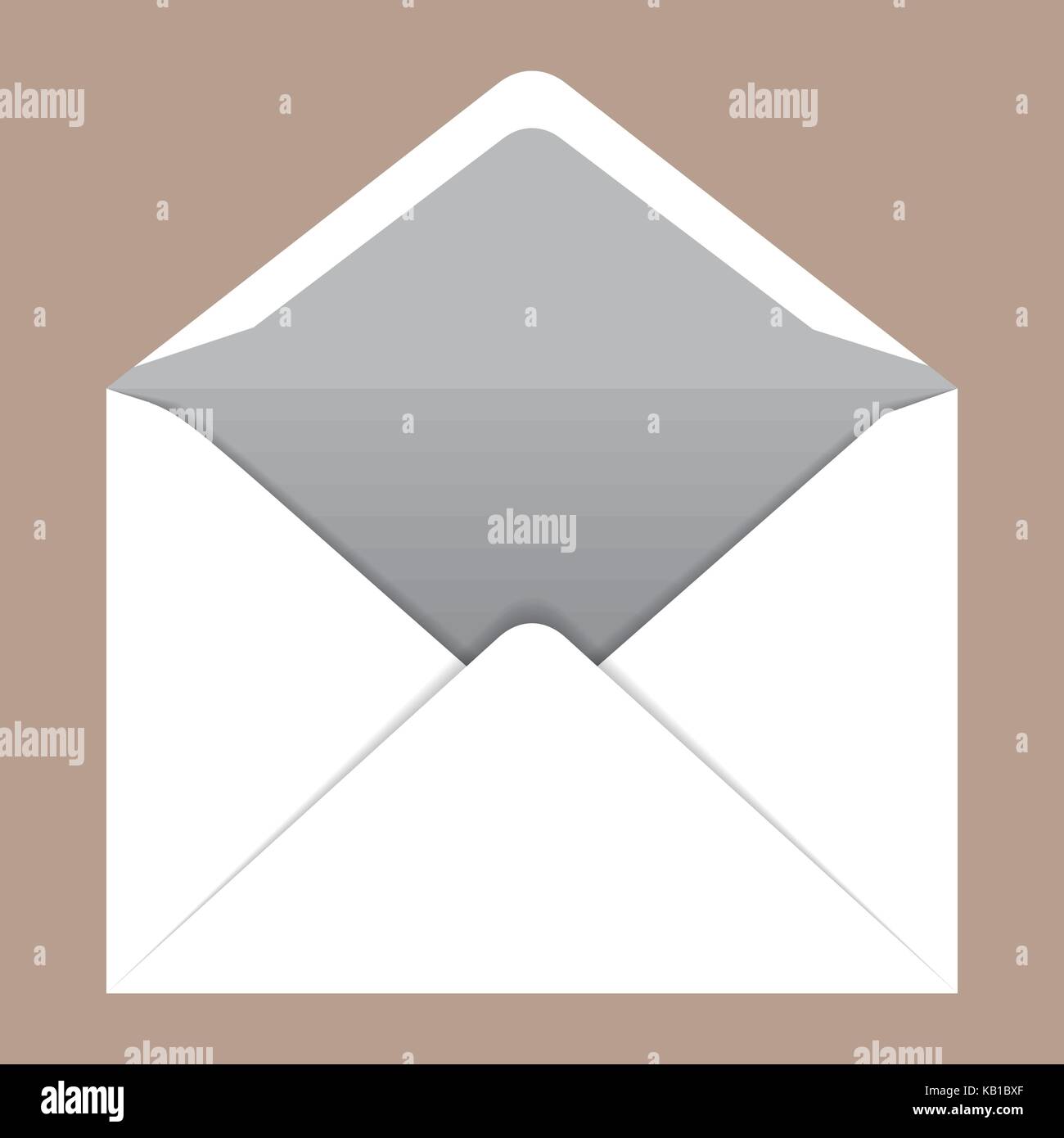 Download Open C5 Envelope Mockup Realistic Style Stock Vector Image Art Alamy PSD Mockup Templates