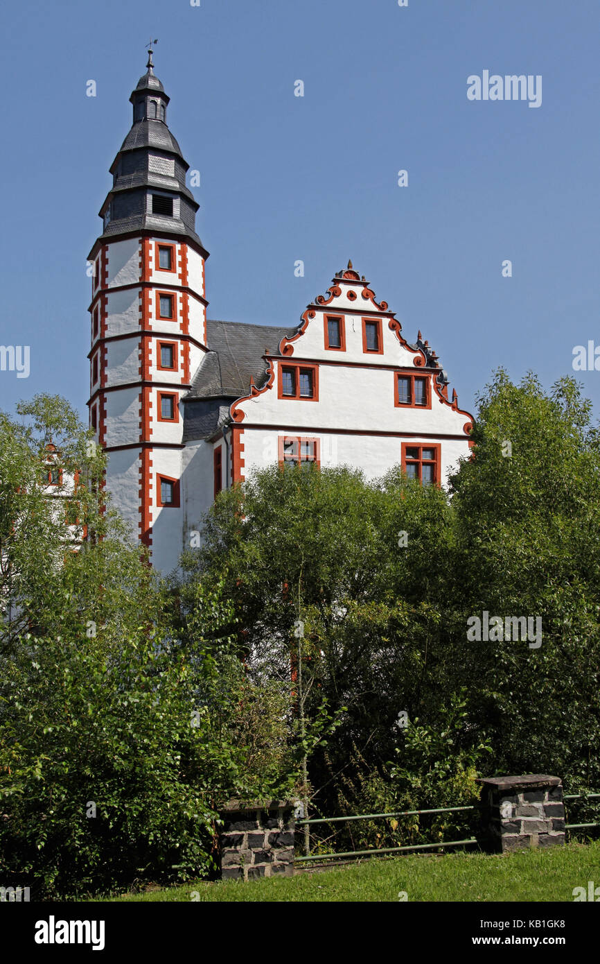Germany, Hessia, Hadamar, castle, builds from 1607, Stock Photo