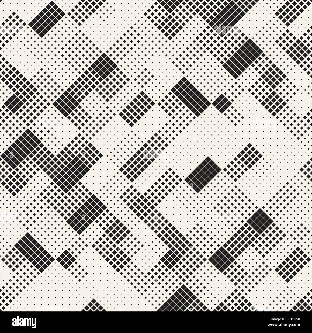 Modern Stylish Halftone Texture Endless Abstract Background With