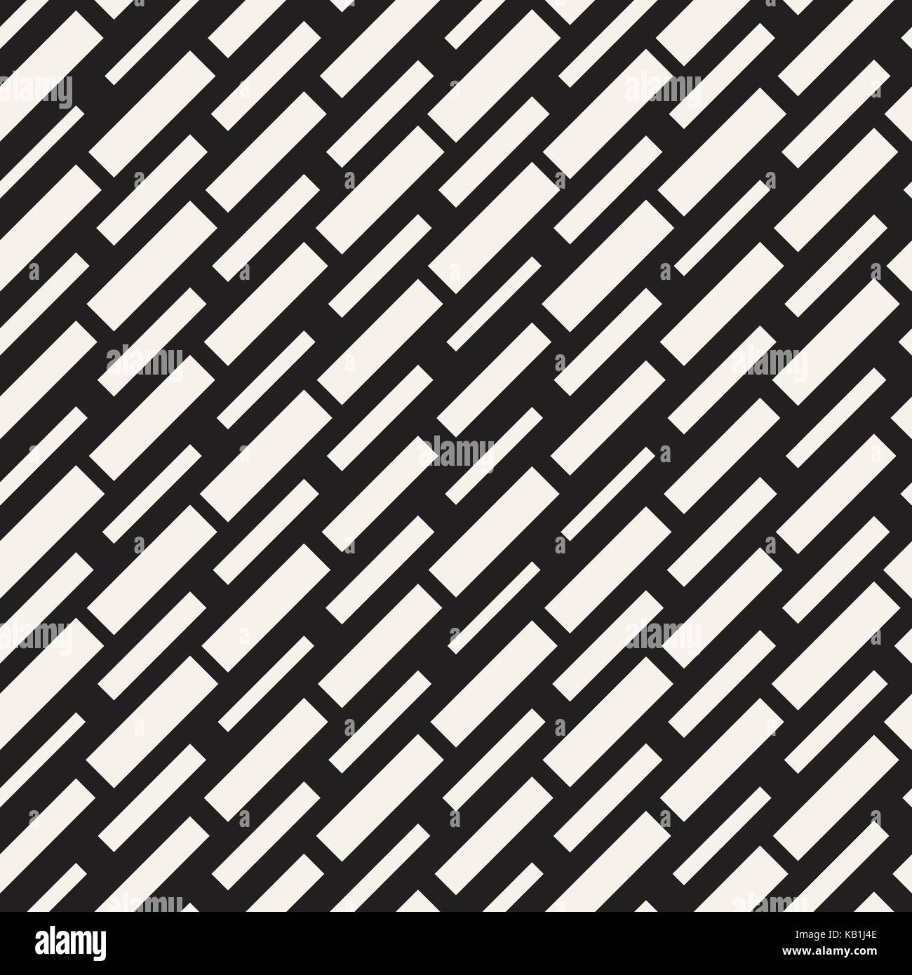 Black and White Irregular Dashed Lines Pattern. Modern Abstract Vector ...
