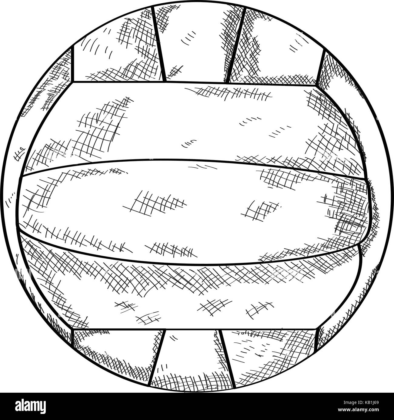 Volleyball sketch hi-res stock photography and images - Alamy