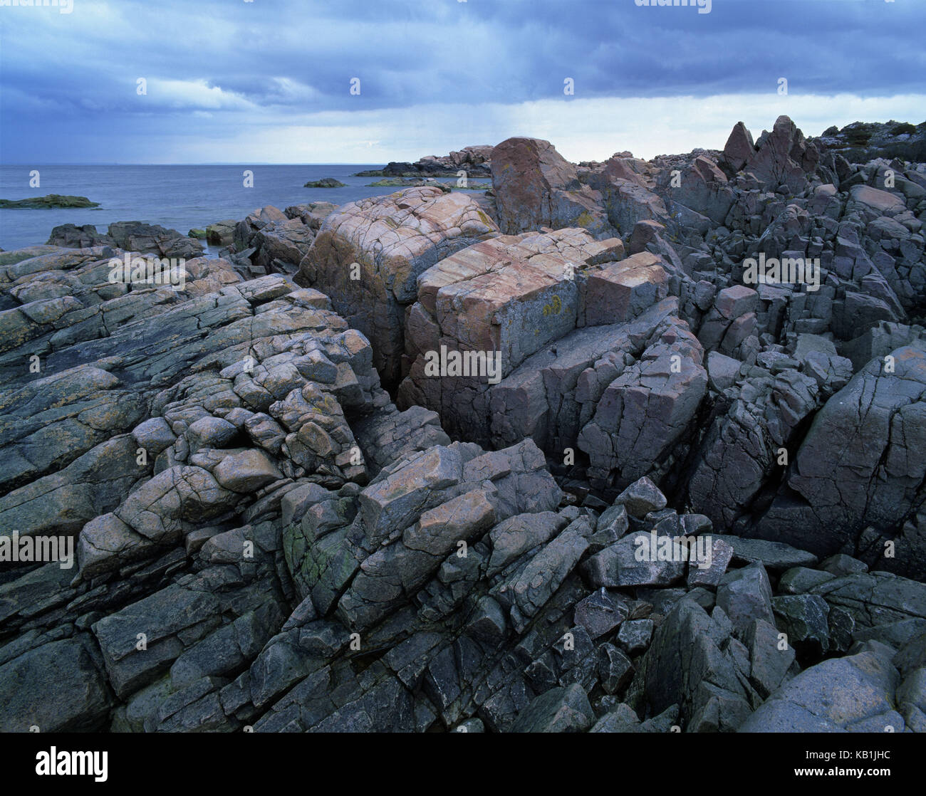 coast near Hovs Hallar, Skane, Sweden, Stock Photo