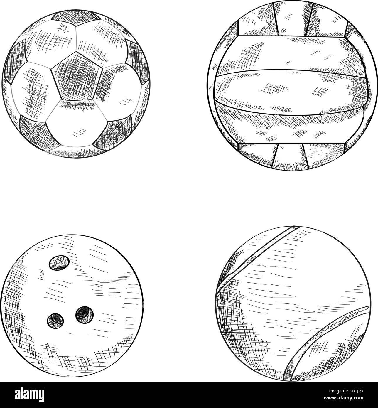 Set of sport balls Stock Vector Image & Art - Alamy