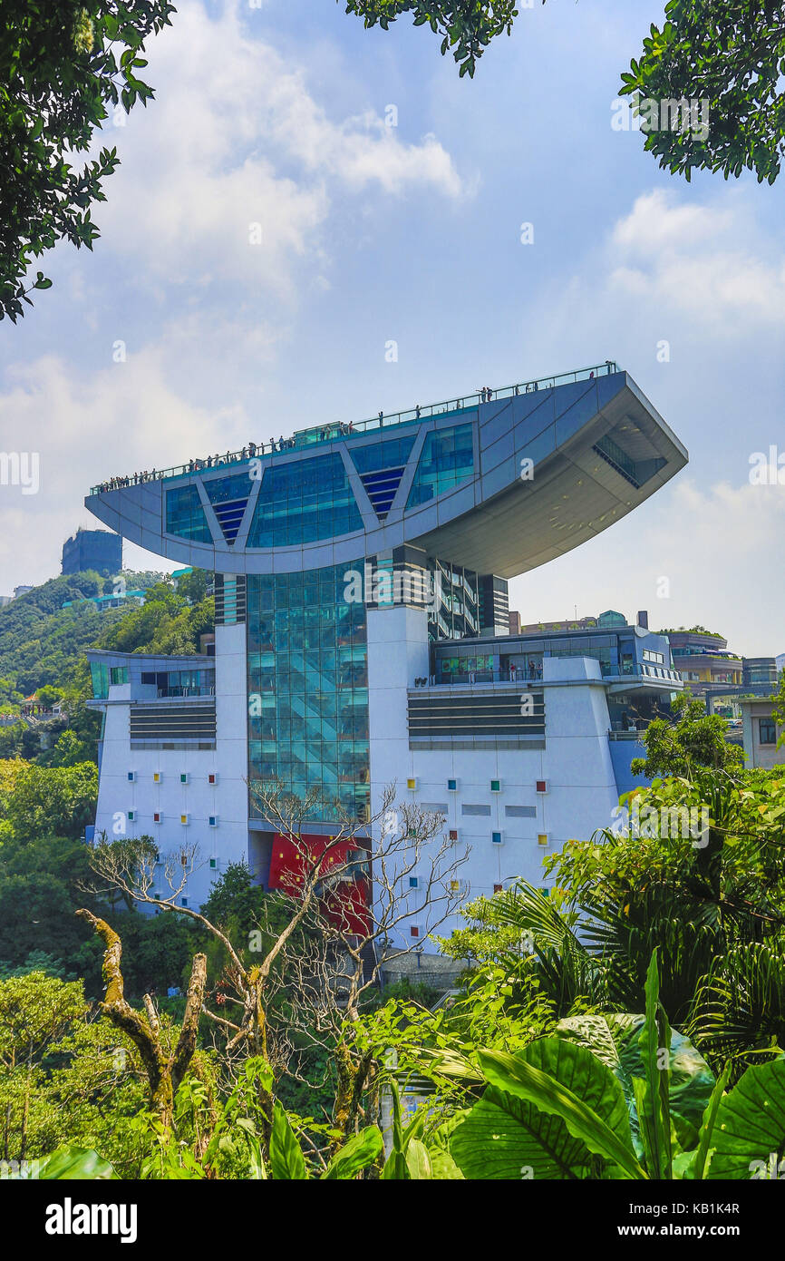 View at the Peak Tower, Hong Kong, Stock Photo