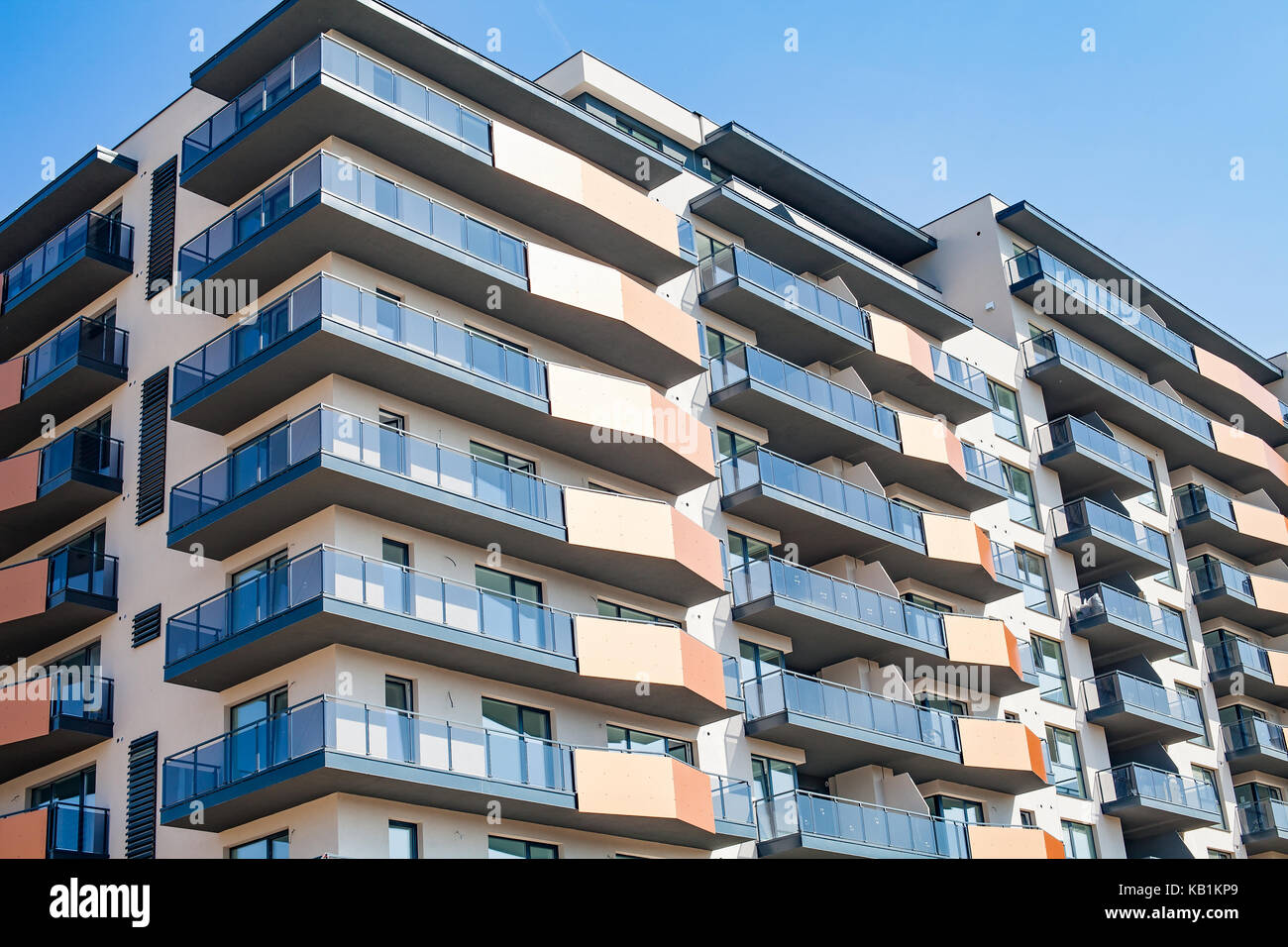 Picture of new modern apartments building in Cluj-Napoca, residential ...