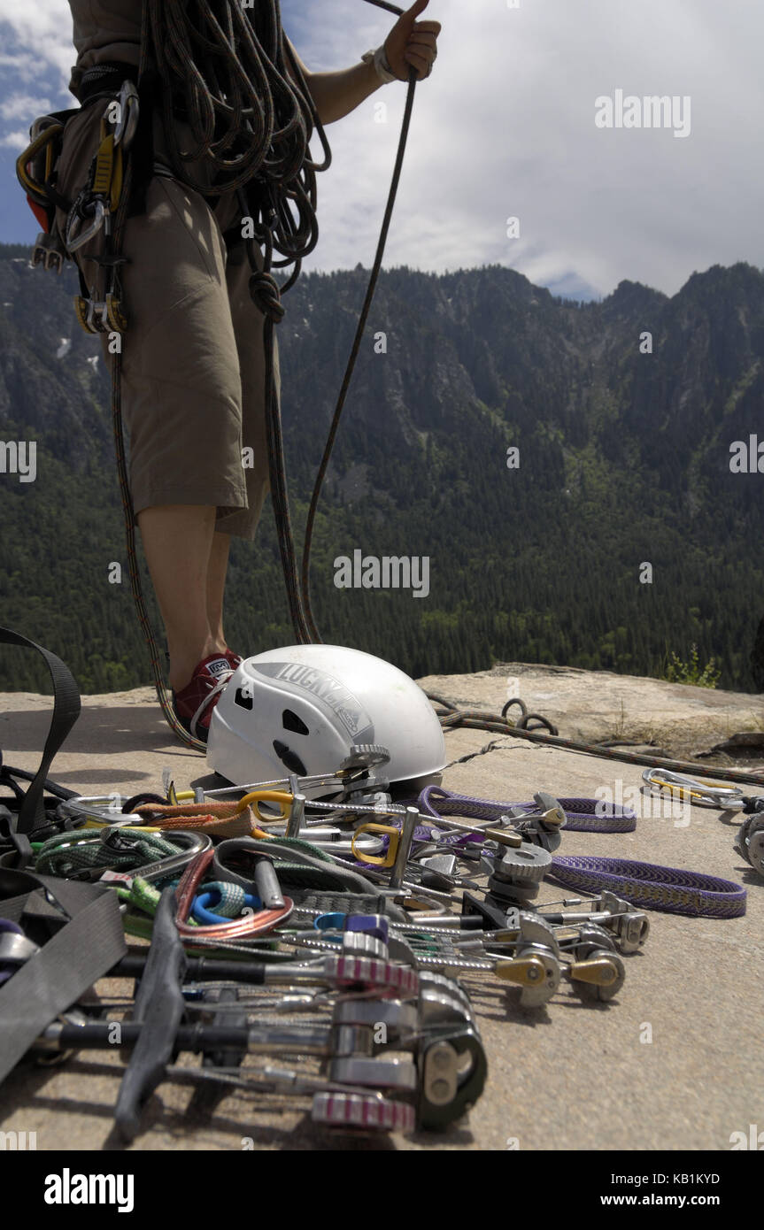 Climbing in the Yosemite national park, the USA Stock Photo Alamy