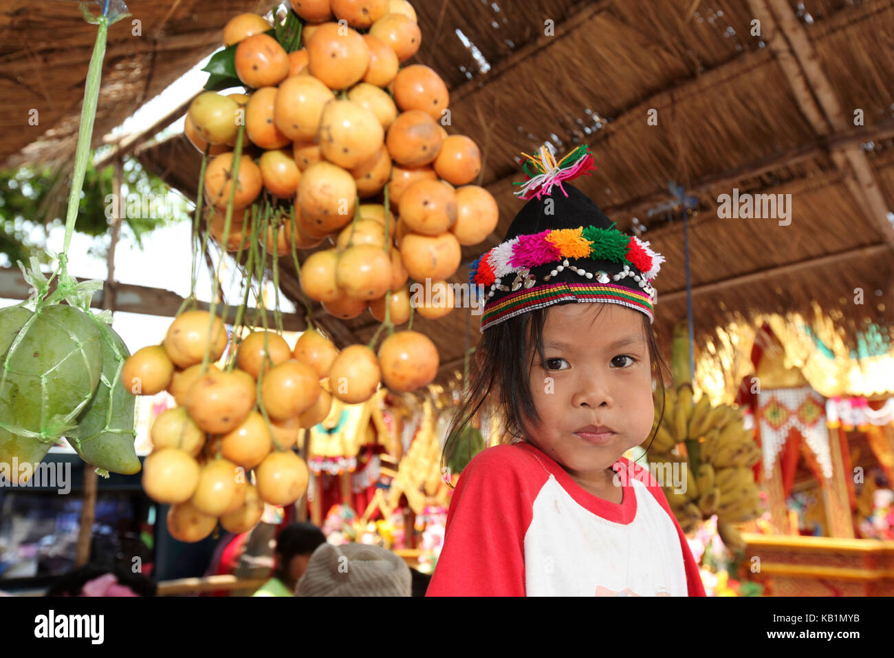 Asia, South-East Asia, Thailand, Yasothon, festival, rocket festival, tradition, culture, person, Bun Anxious Fai, Stock Photo