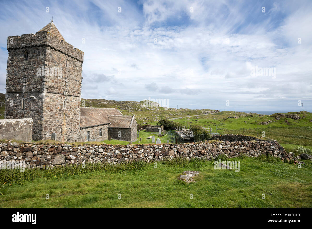 St Clements Church, Rodel in Harris, an island in the Scottish Outer
