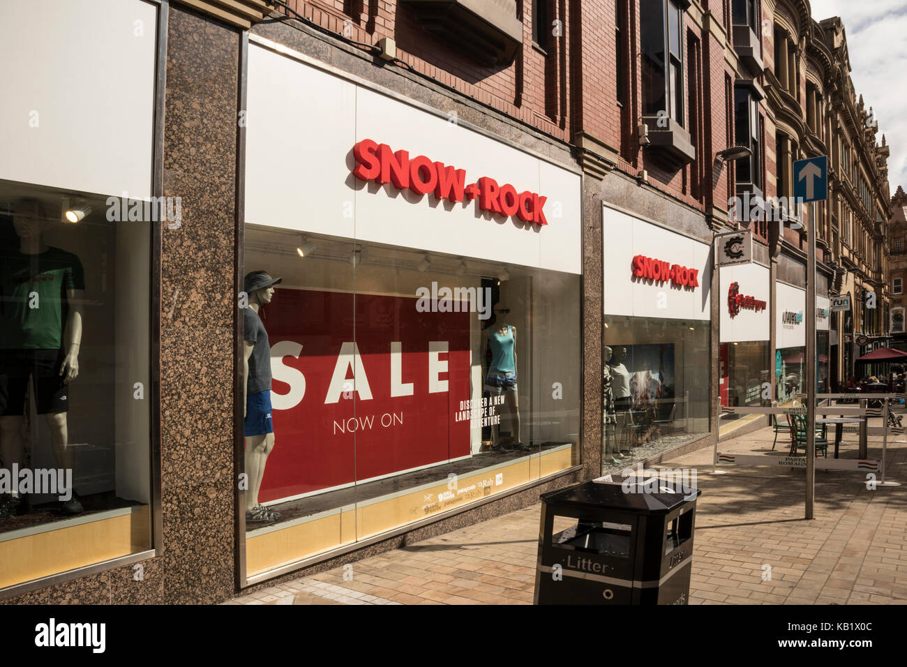 Exterior photograph of The Snow & Rock Shop in Leeds City Centre