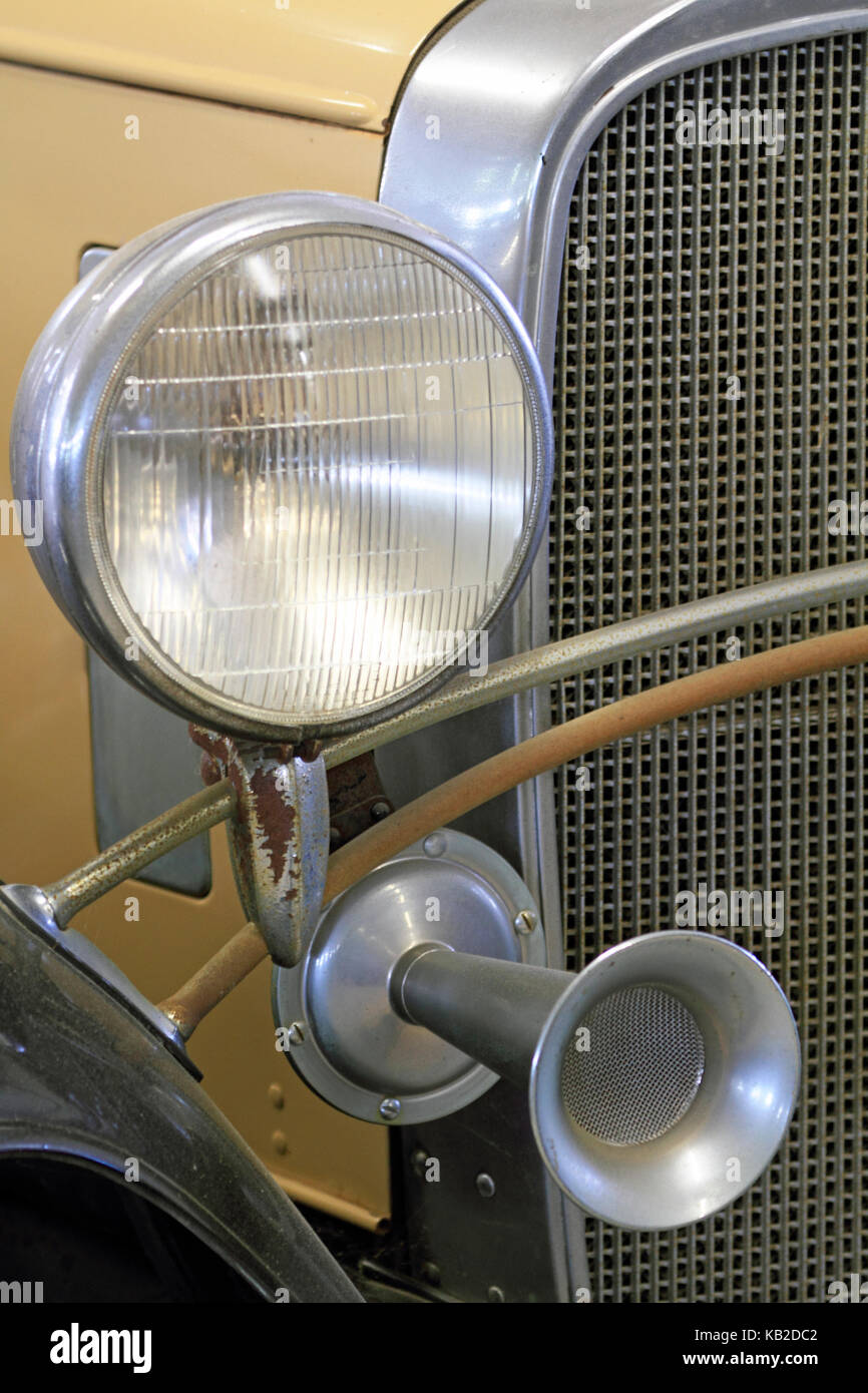 Close up of a 1932 Chevrolet at Space Farm Zoo and Museum, New Jersey, USA Stock Photo