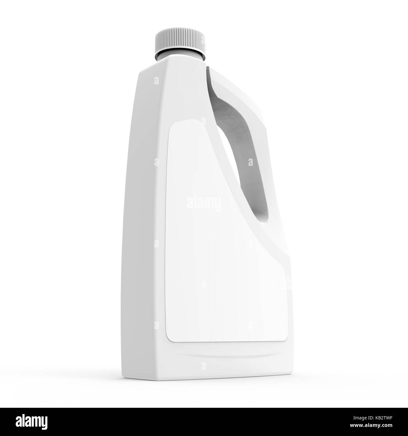 Blank detergent bottle mockup, drain cleaner plastic bottle with label