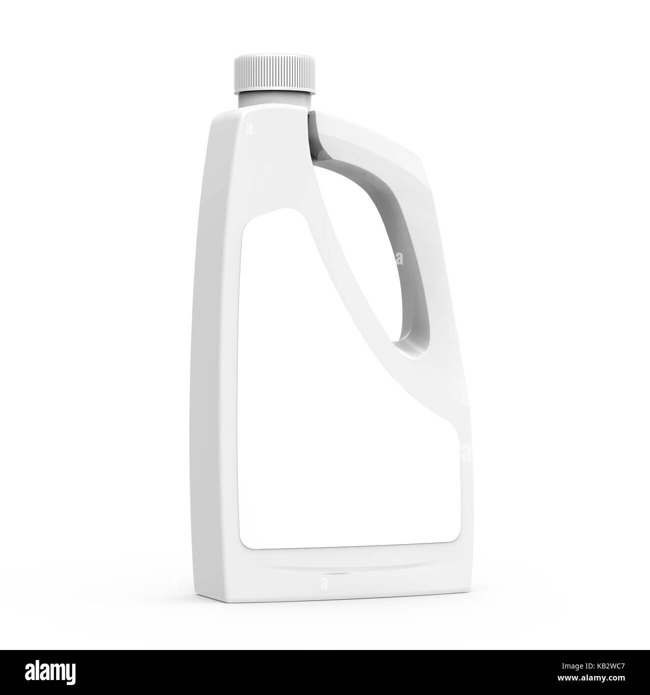 Blank detergent bottle mockup, drain cleaner plastic bottle with label