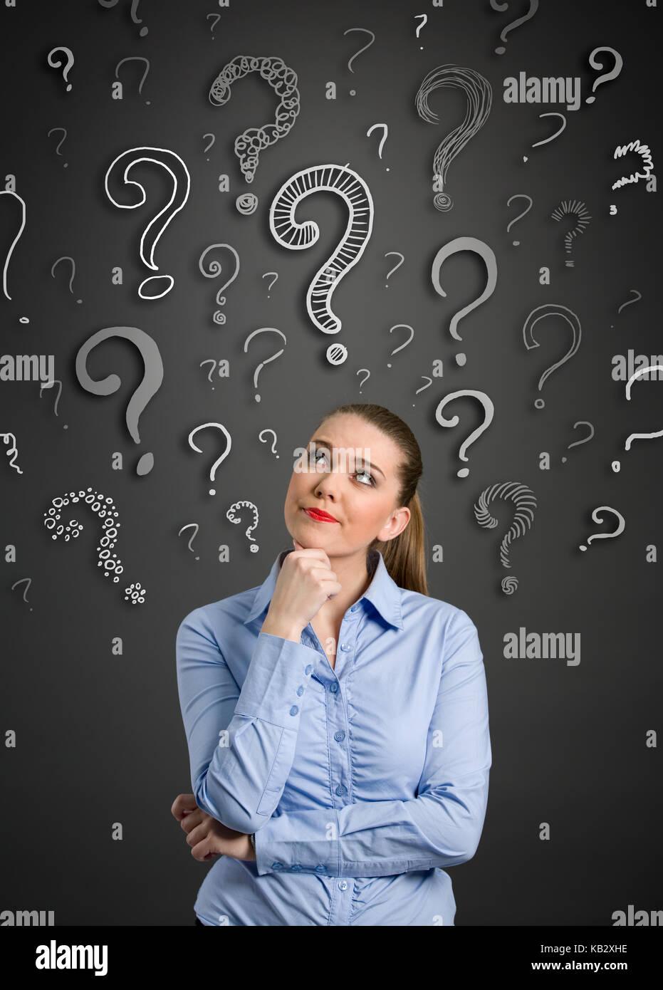 Questioning expression hi-res stock photography and images - Alamy