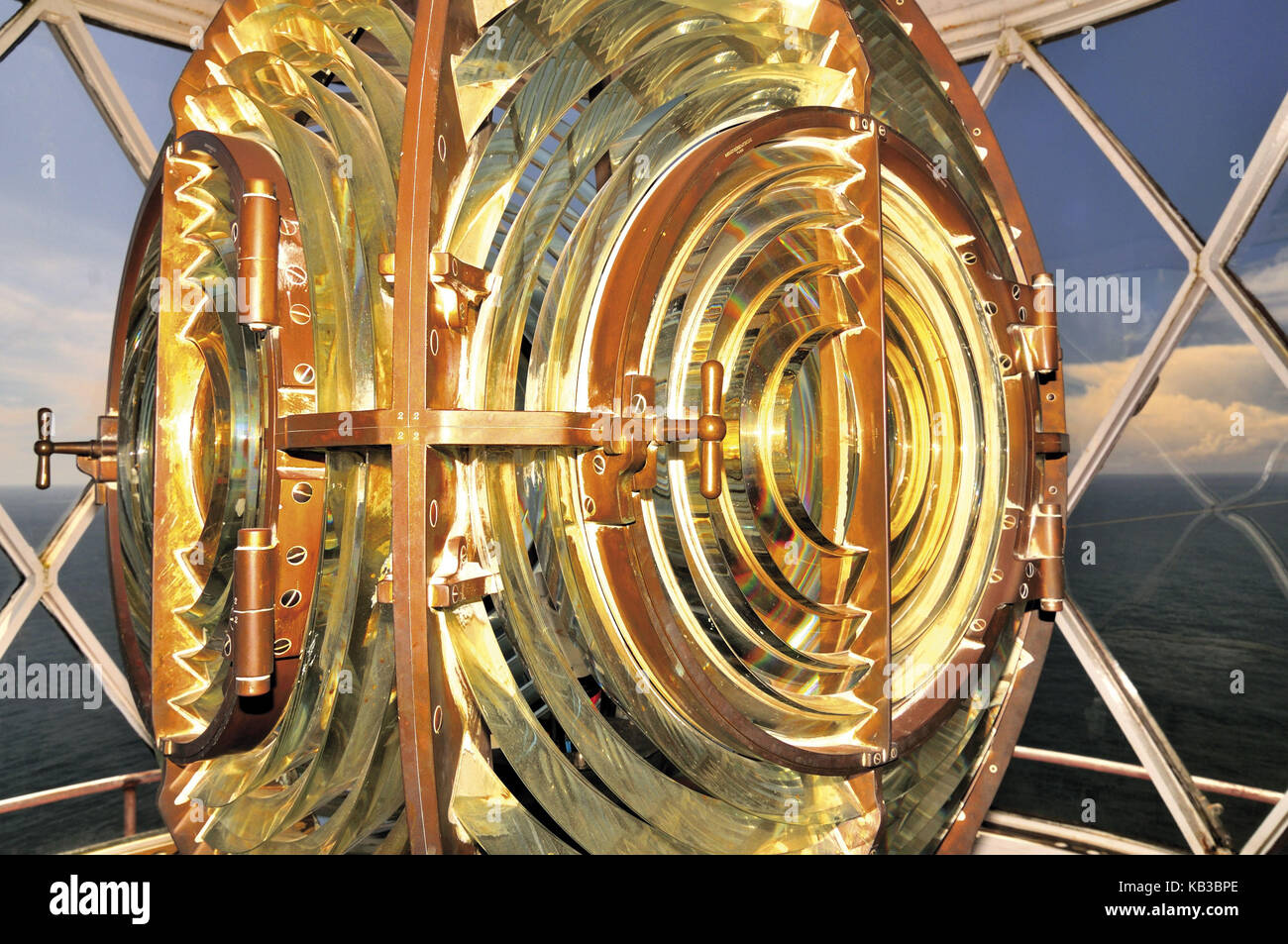 Spain, Galicia, exterior mirror of the lighthouse of the cape Fisterra