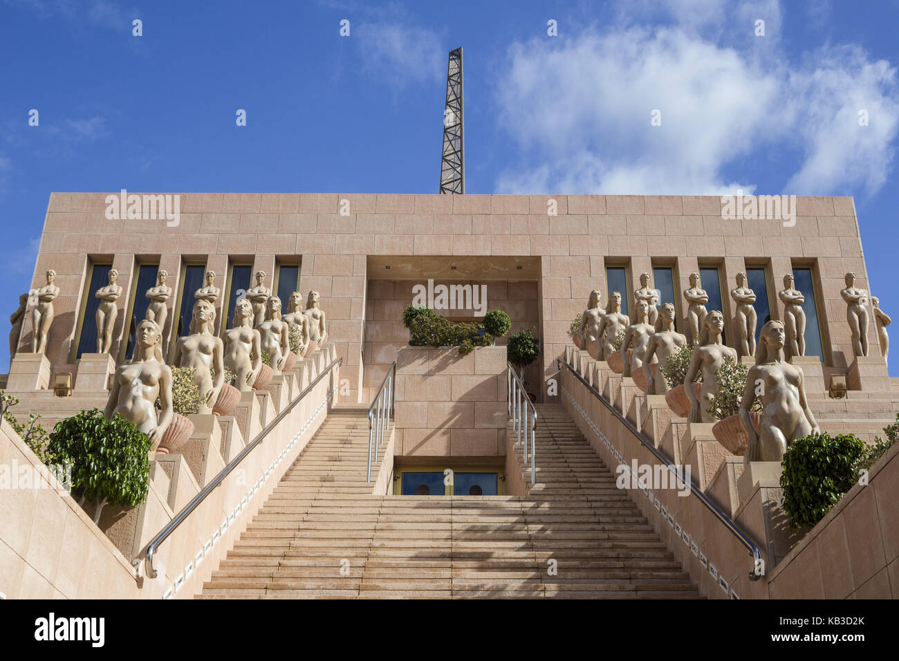 Spain, Canary islands, Tenerife, Playa las America, congressional palace, Stock Photo